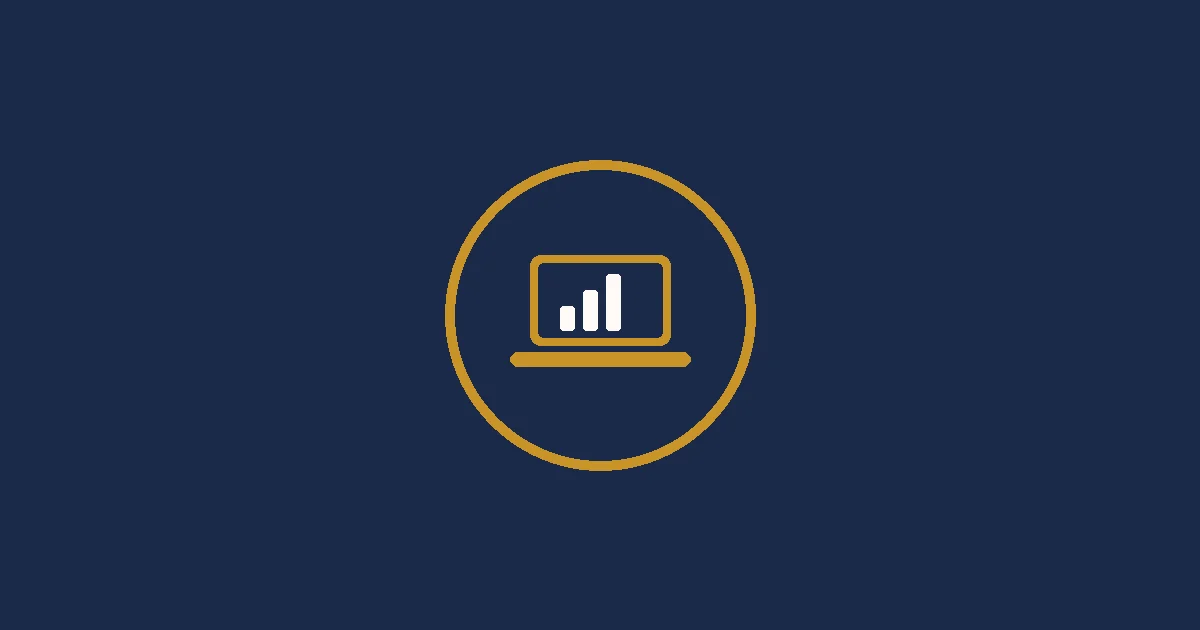 Laptop icon for a digital marketing career for beginners with no degree